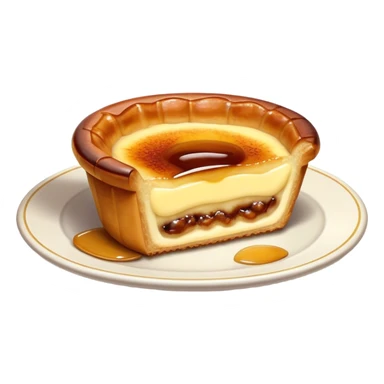A portuguese pastel de nata  sticker