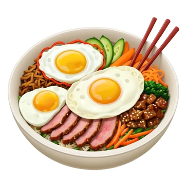 Create an emoji for Korean bibinba  sticker