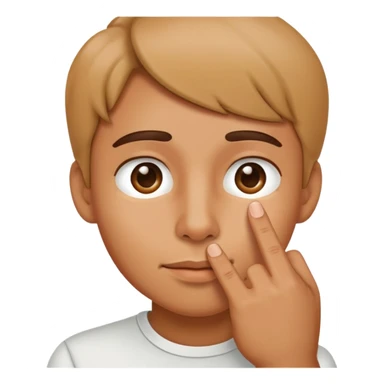 Smelling finger sticker