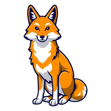 Coyote sticker