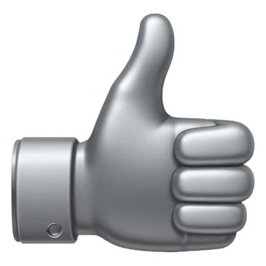 thumbs up but grey no thts bad i want like the android one but color is grey sticker