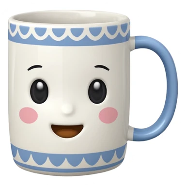 cute mug simplepattern sticker