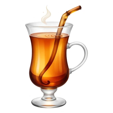 Turkish tea in a cup  sticker