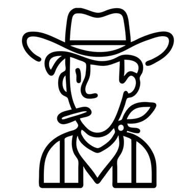 Lucky luke  sticker