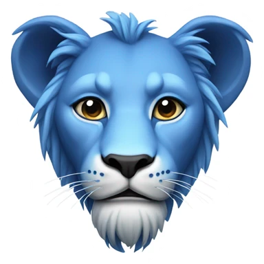 LEÃO AZULIN sticker