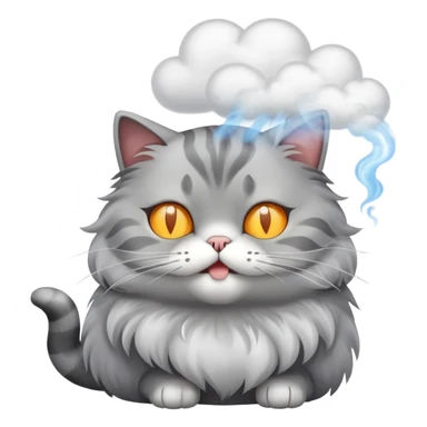 Cat smoke jonit sticker