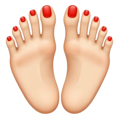 Toes flipping the bird sticker