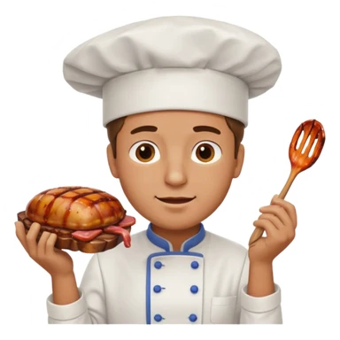 Guy having sex with bbq meat sticker