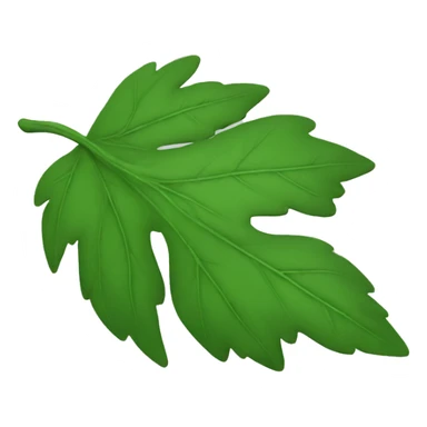  green falling leavs  sticker
