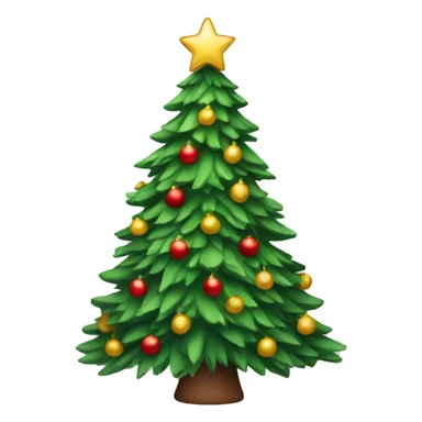 christmas tree sticker