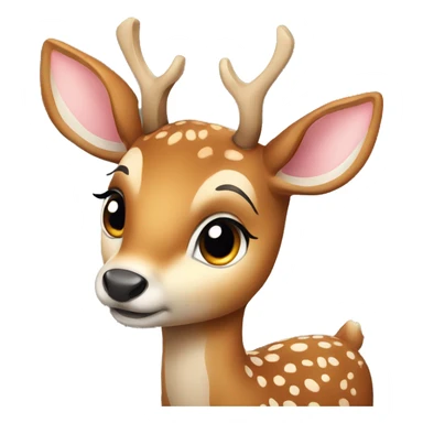a cute deer sticker