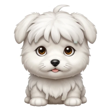 maltese puppy sticker