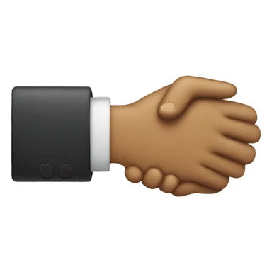 shaking handsa sticker