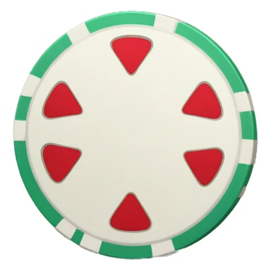 just a poker chip with pik sticker