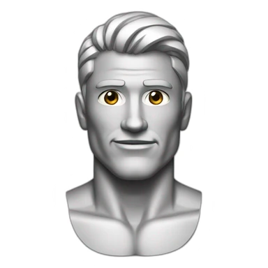 musclar men with halter sticker