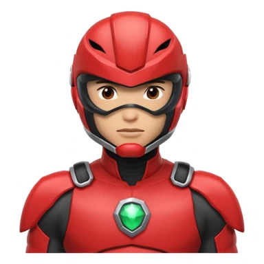 Red power ranger sticker