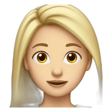 Fair-haired Woman with brown eyes drives grey car sticker