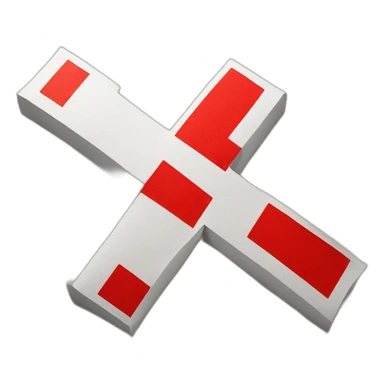 paper crossed out with a red cross sticker