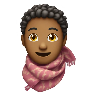 fluttering scarf sticker