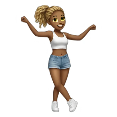 Danseuse de hip-hop  sticker