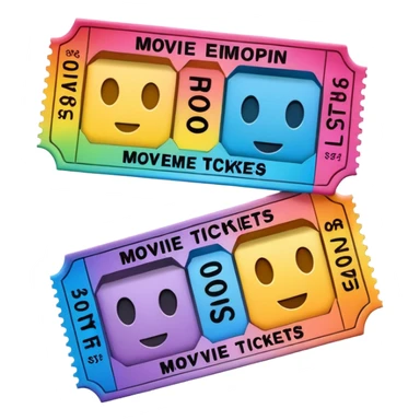 Movies tickets  sticker