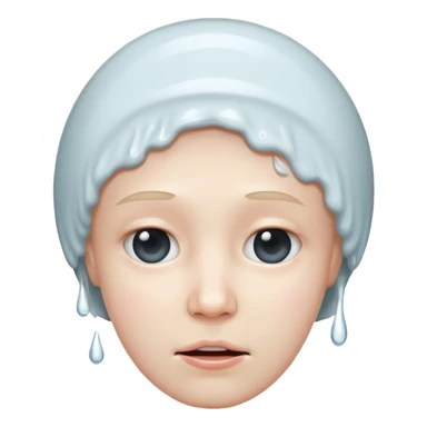 Head in toilet  sticker