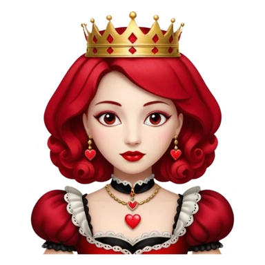 Queen of Hearts sticker