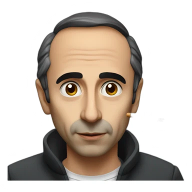 eric zemmour with cigarette sticker