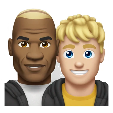 Mike Tyson and Jake Paul  sticker
