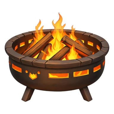 Forge Fire Pit in blacksmith item sticker