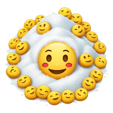 smiling emoji with salt sticker