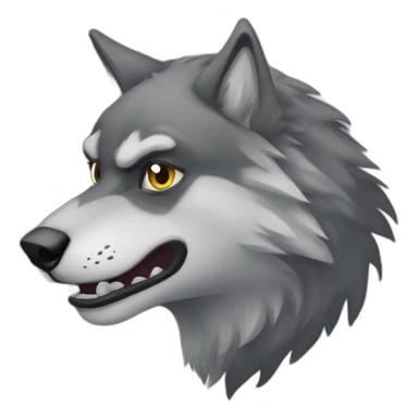 Loup garou sticker