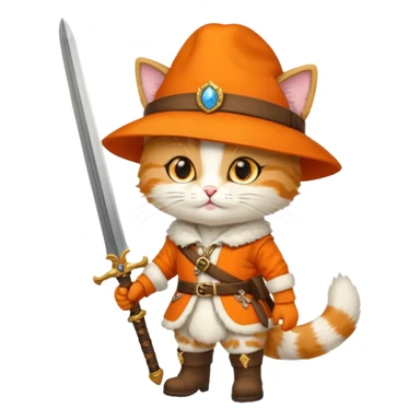 Çizmeli kedi sticker