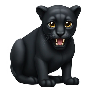 Animal pantera negra sticker