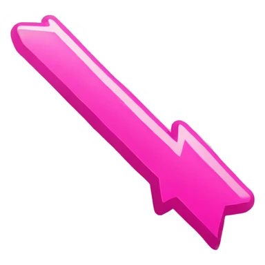 pink arrow pointing down  sticker