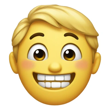 laughing with sad face sticker