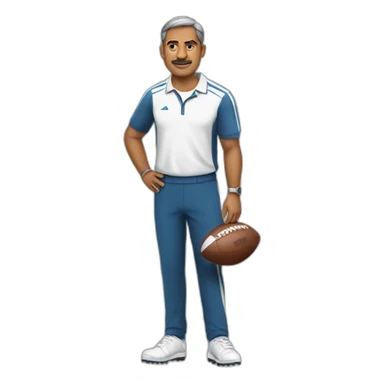 Indian Football Coach sticker