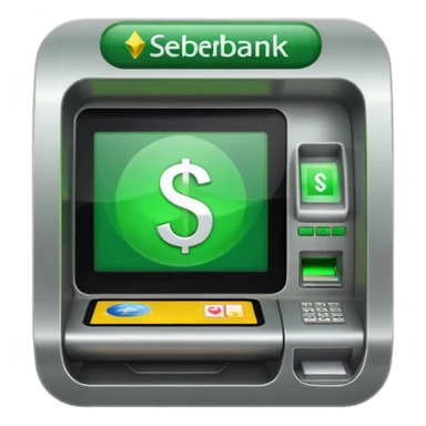 atm sberbank sticker