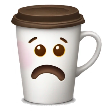 coffee with chamallows sticker