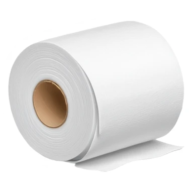 Toilet paper sticker
