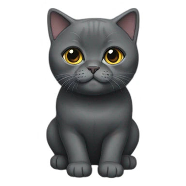 black British Shorthair sticker