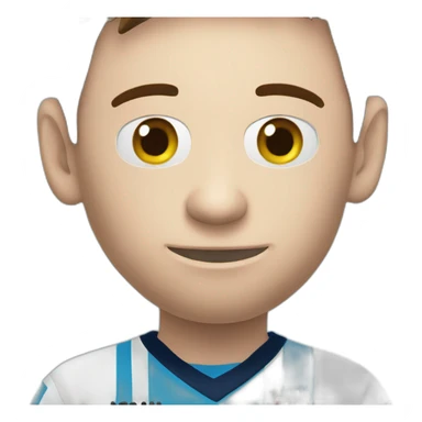 Messi with world cup sticker