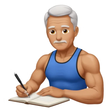 gym daddy older and write there on top sticker