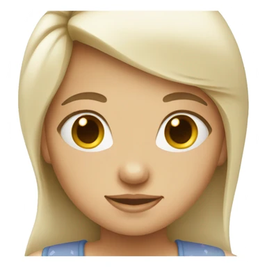birthday of a girl emoji and girl skin is white sticker