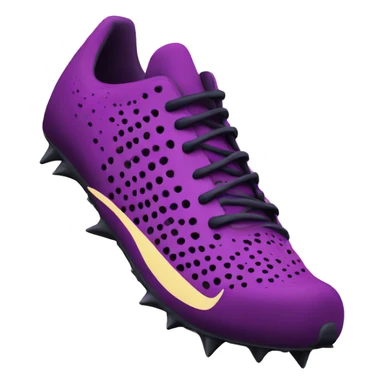 Track spikes sticker