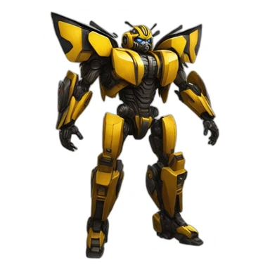 bumblebee transformers fullbody sticker