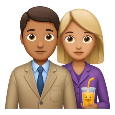 A pair of working parents sticker