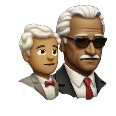 Godfather movie logo  sticker