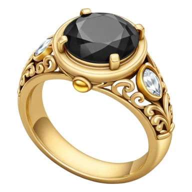 white jewelry ring sticker