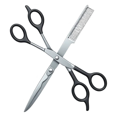  hairdressing scissors sticker